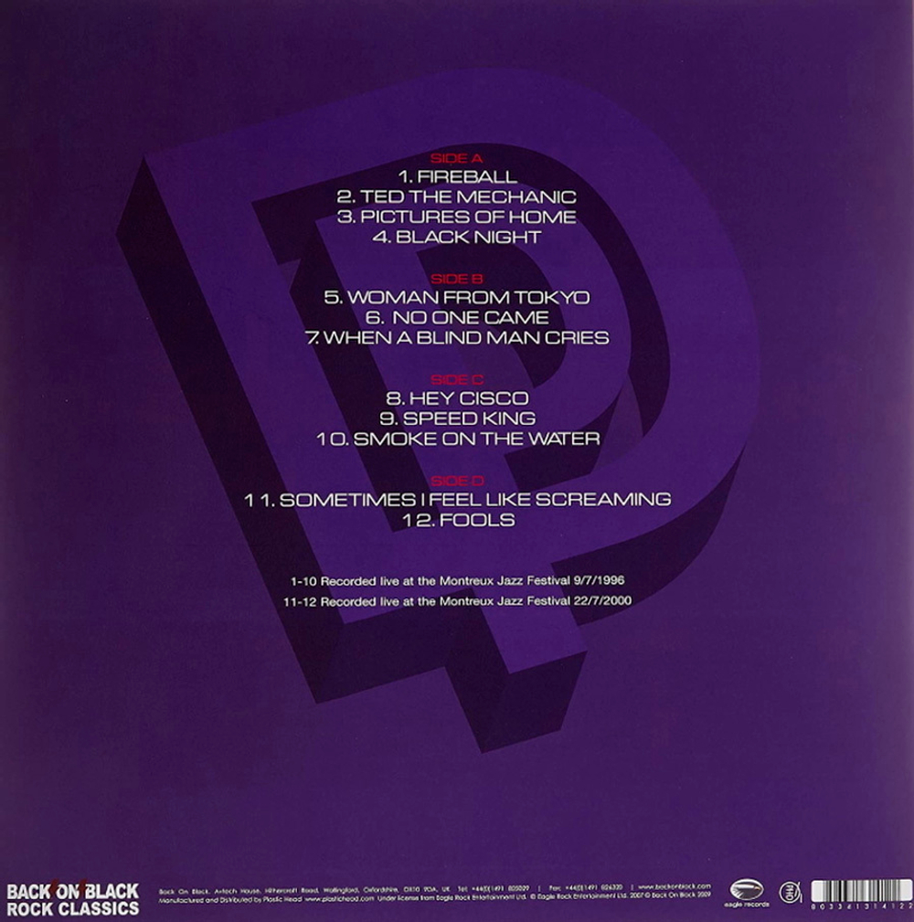 Deep Purple / Live At Montreux 1996 (Coloured Vinyl)(2LP)