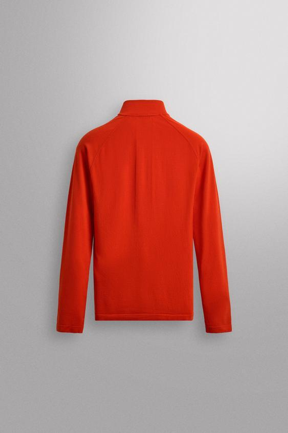 ZARA КОМПРЕССИОННАЯ ФУТБОЛКА ДЛЯ КАТАНИЯ НА ЛЫЖАХ С ВОРОТНИКОМ НА МОЛНИИ, НАСЫЩЕННЫЙ КРАСНЫЙ