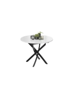 Стол кухонный Стекло глянцевое 100(132)х75х75см