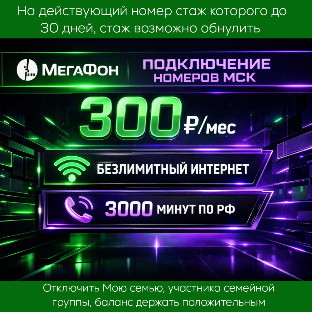 Тариф Мега МСК 300