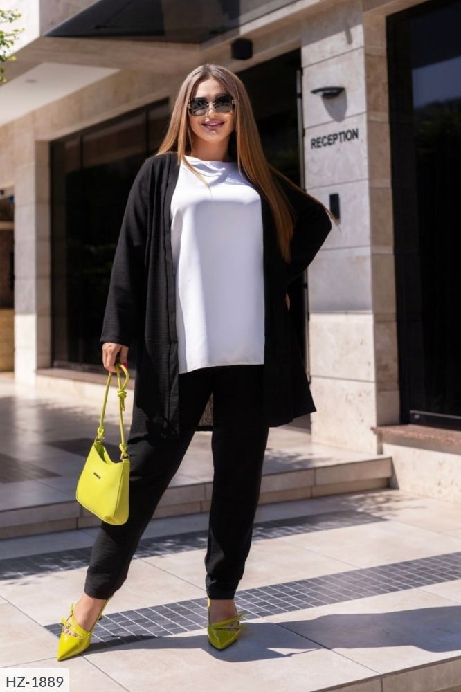 Костюм тройка HZ-1888 Фабрика Моды