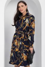 Платье Презентация стиля (темно-синее) П12650-15 LT Collection