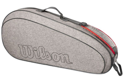 Сумка теннисная Wilson Team 3 PK Racket Bag - heather grey