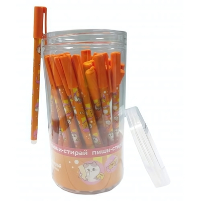 Ручка пиши-стирай гелевая 0.5мм. синяя "Каваи. Котики" (Центрум)