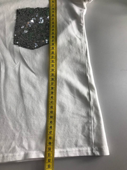 Футболка с пайетками, маркировка ХS, визуально 42 размер