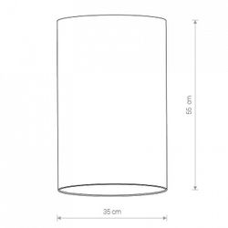 Плафон текстильный Nowodvorski Cameleon Barrel L V WH 8508