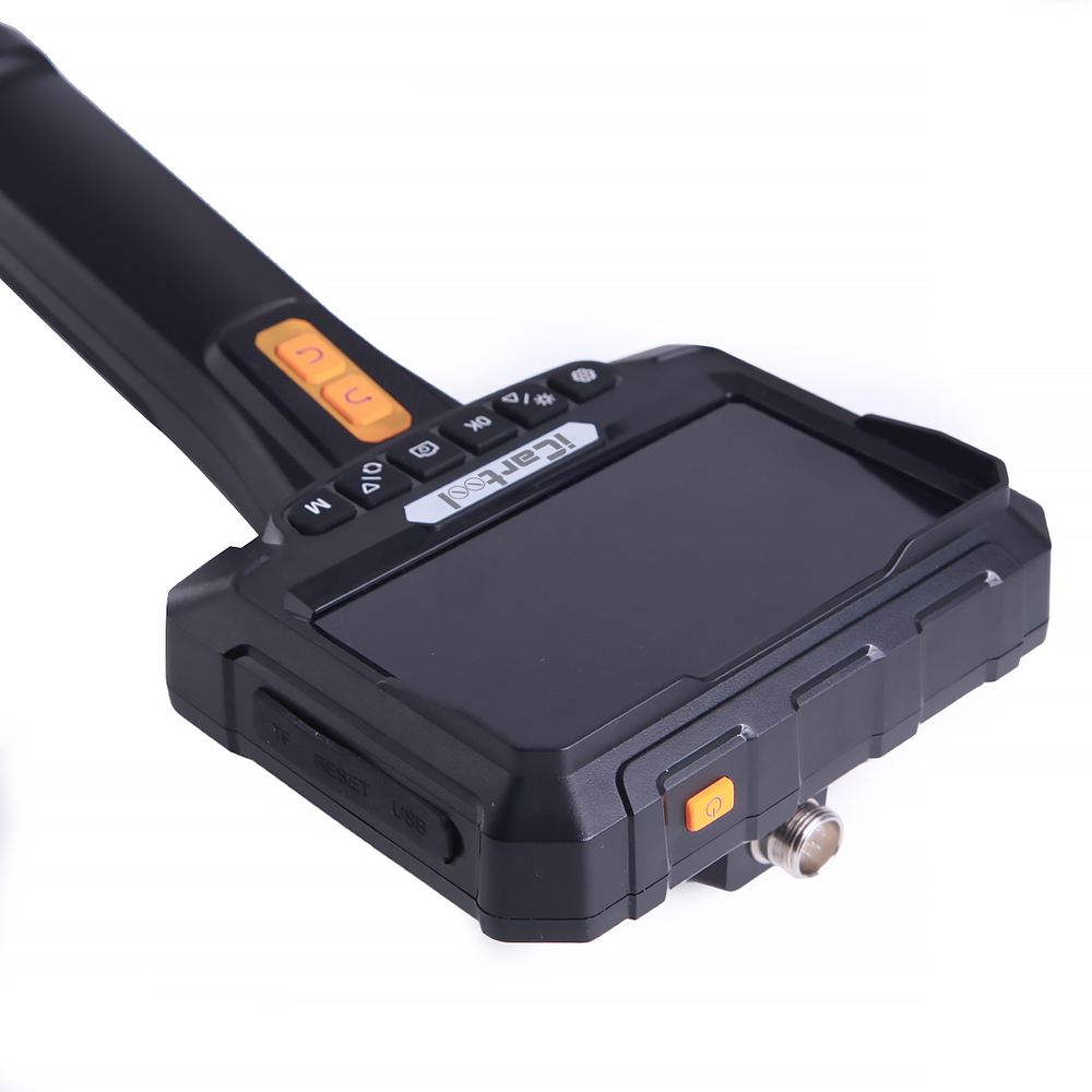 Видеоэндоскоп промышленный с вращением камеры, экран 5", 2 камеры 2Мп, 1920х1080, 3м, 8мм зонд, iCartool IC-VC700R-3