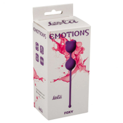 Фиолетовые вагинальные шарики Emotions Foxy