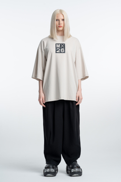 Футболка oversize из легкого трикотажа