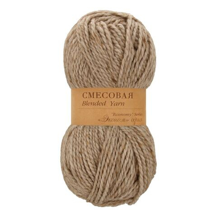 Смесовая пряжа Пехорка 30%шерсть 70%акрил 2х200г/200м 181 жемчуг