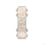 Соединитель к плинтусу "Идеал-М" Ясень светлый