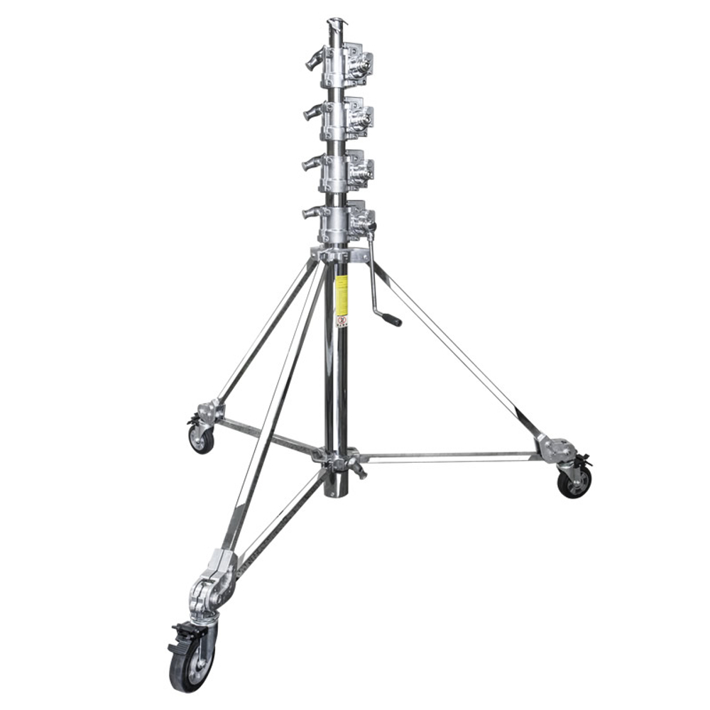KUPO 756M Jumbo Stand w/Braked wheel. Стойка на колёсах (193-610см ↓70 кг) с редукторным механизмом