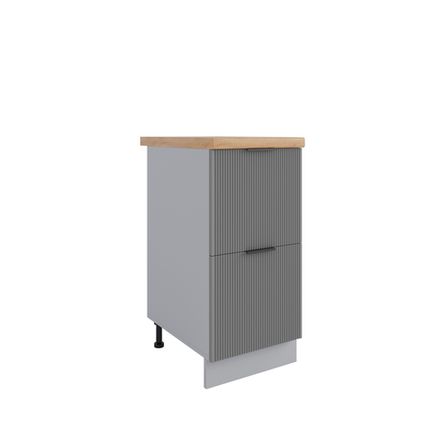 Кухня Модуль СК2 400 Мелисса Графит Скин