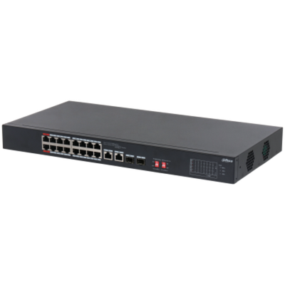 коммутатор с РоЕ 16 портов Dahua DH-S3218-16ET-135