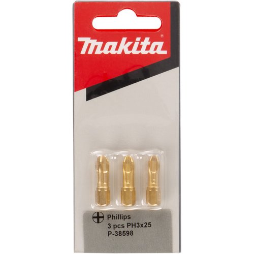 Насадка отверточная Makita PH3-25 мм "алмаз"   P-38598