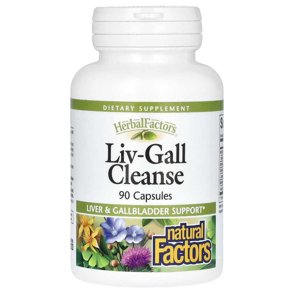 Natural Factors, Liv-Gall Cleanse, 90 капсул