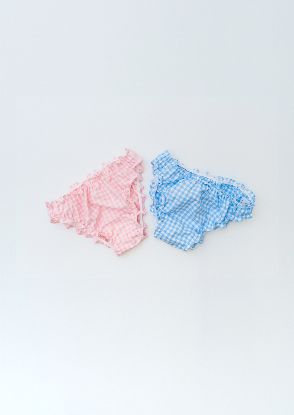 Ruffled gingham bloomers