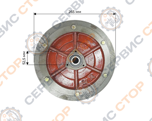 Сцепление в сборе (большая лапка выжима) 4 ручья SF240/244