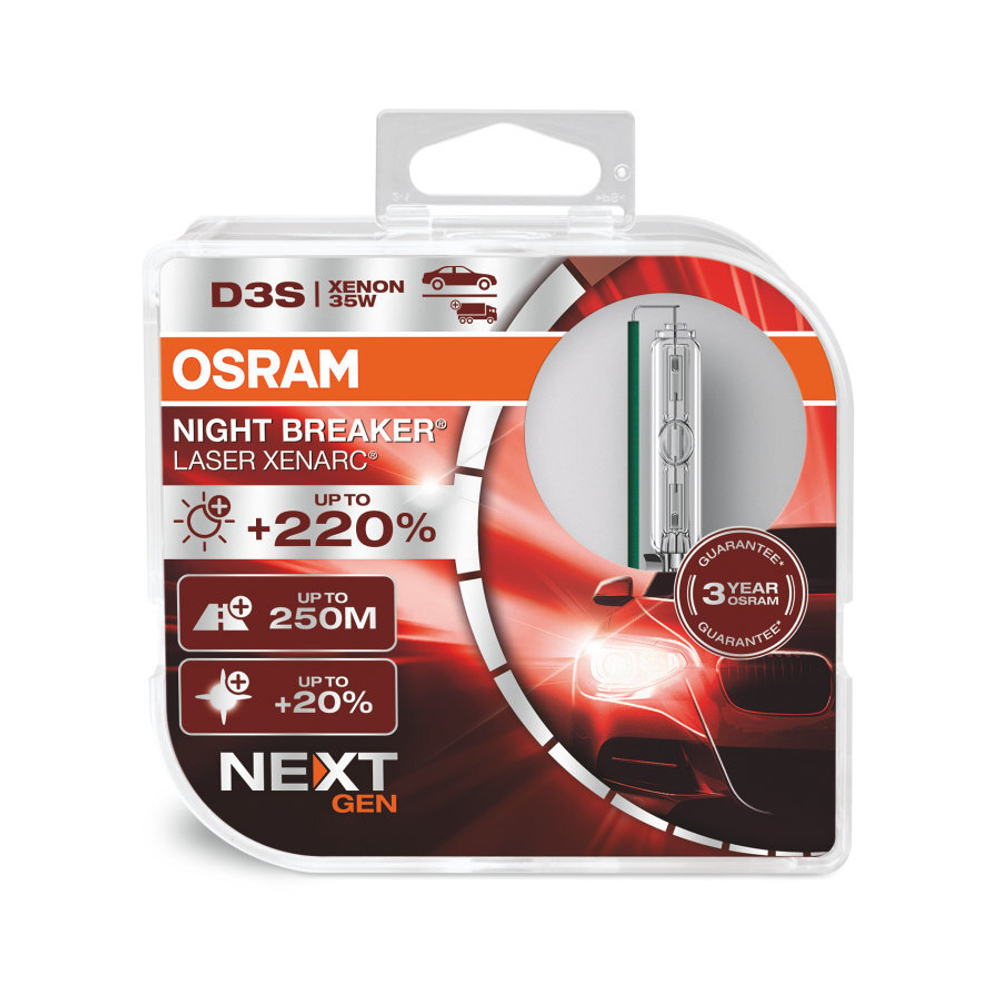 Ксеноновая лампа Osram D3S Night Breaker Laser +220%