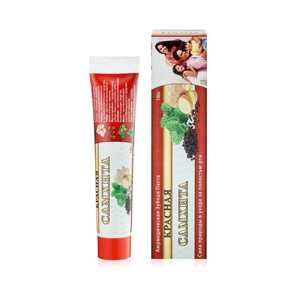 Зубная паста Samhita Красная Red 100 г