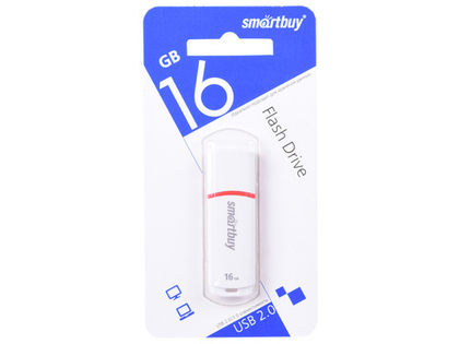 16GB USB Smartbuy Crown white