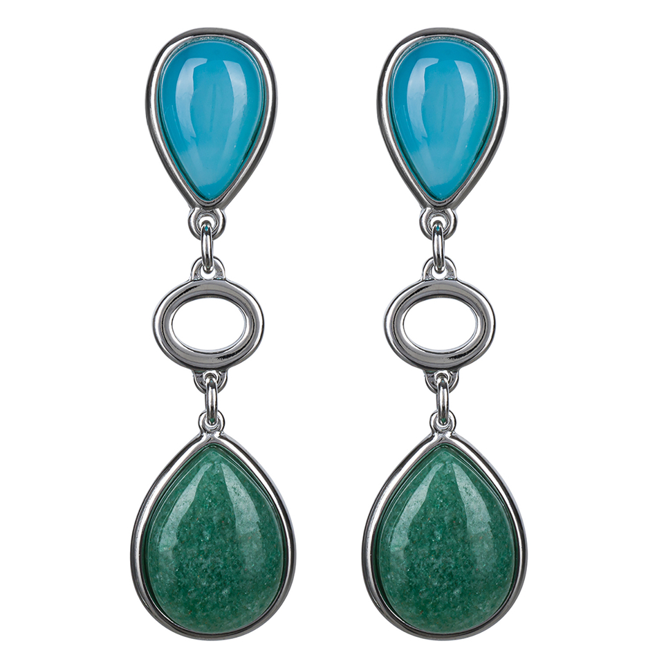 Серьги Possebon Azul, Q.Verde A0585.20.17 S