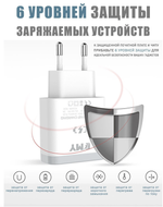 СЗУ 18W с кабелем micro 1USB-A QG 1.0A MY-А301Q EMYX