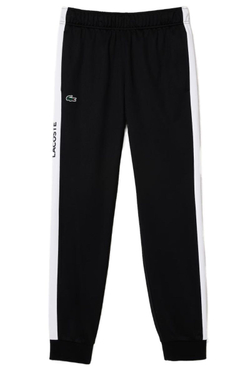 Мужские теннисные штаны Lacoste Ripstop Tennis Sweatpants - черный