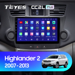 Teyes CC2L Plus 10,2"для Toyota Highlander 2007-2013