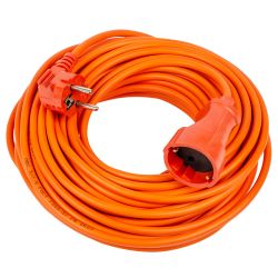 YXз16-101 -UCK-1N-3x1.50-20M-O ORANGE Удлинитель силовой в бухте. c-з. 1гнездо. 20м ПВС 3х1.50. 16A. Оранжевый. TМ Uniel