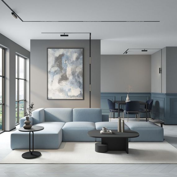 Трековый светильник DENKIRS SMART GRILL DK8002-CONN-BK