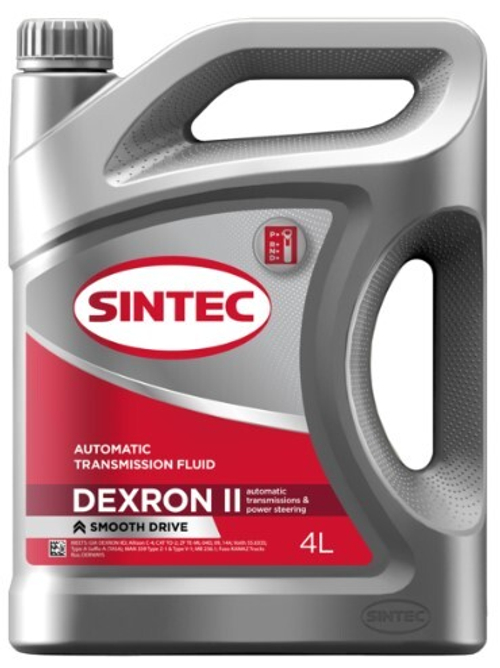 Масло Sintec ATF II Dexron 4л