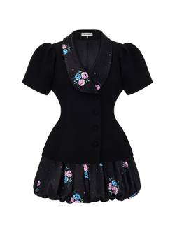 Юбка-шорты "Marshmallow Rose", черный