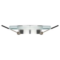 DK8 CH/WH Светильник ЭРА декор стекло квадрат MR16,12V/220V, 50W, хром/зеркальный