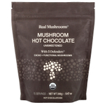 Real Mushrooms, горячий шоколад с грибами и 5 Defenders®, без подсластителей, 240 г (8,47 унции)