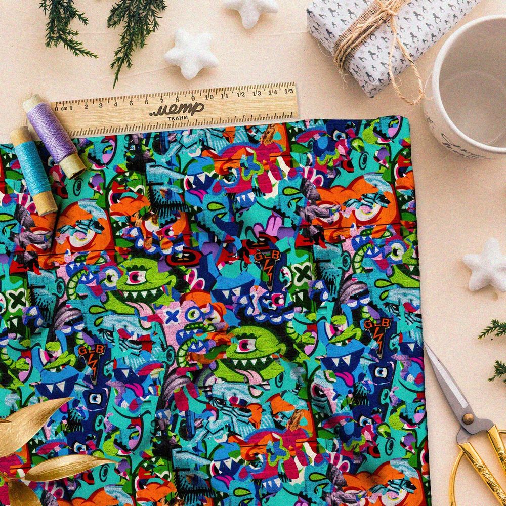 Ткань бифлекс настоящие монстры!