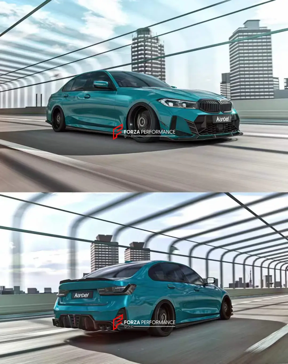 Карбоновый обвес для BMW 3 серии G20 Рестайлинг 2022+ БМВ