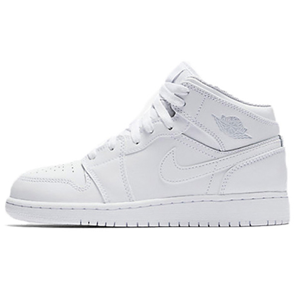 Кроссовки Air Jordan 1 Retro Mid GS Pure Platinum