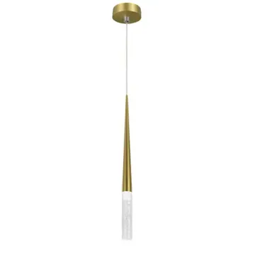 Подвес с декоративной насадкой (цилиндр) 4W 282LM 24G 3CCT 3000/4000/6000K 807003-3 латунь Punto Mini Lightstar