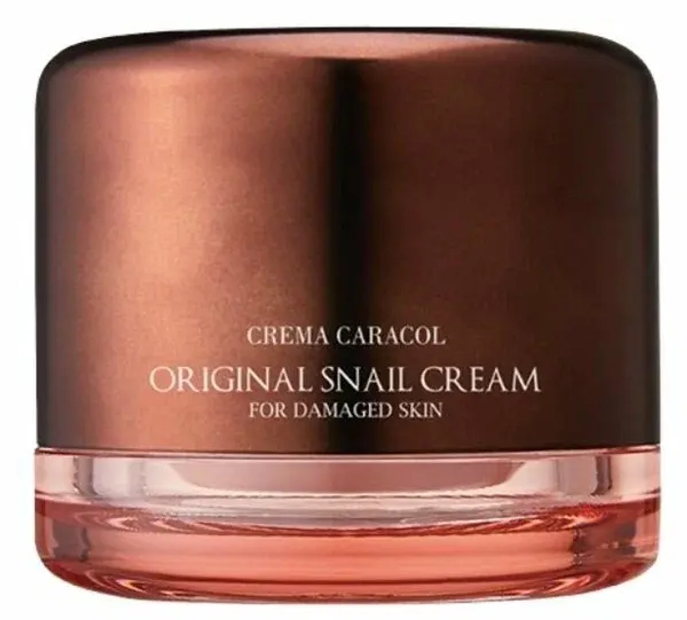 JAMINKYUNG Крем для поврежденной кожи с муцином улитки Crema Caracol Original Snail Cream 50мл