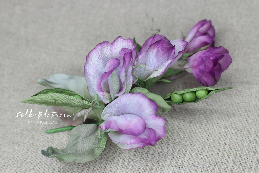 Бутоньерка Душистый горошек