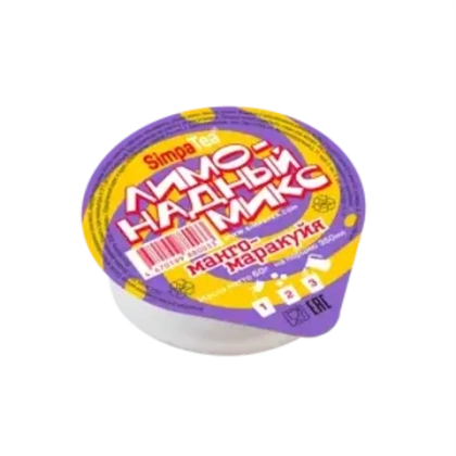 "Манго-маракуйа" Лимонадный микс, 60 гр (36шт/кор)