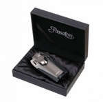 Зажигалка сигарная Passatore двойное пламя, оружейная сталь