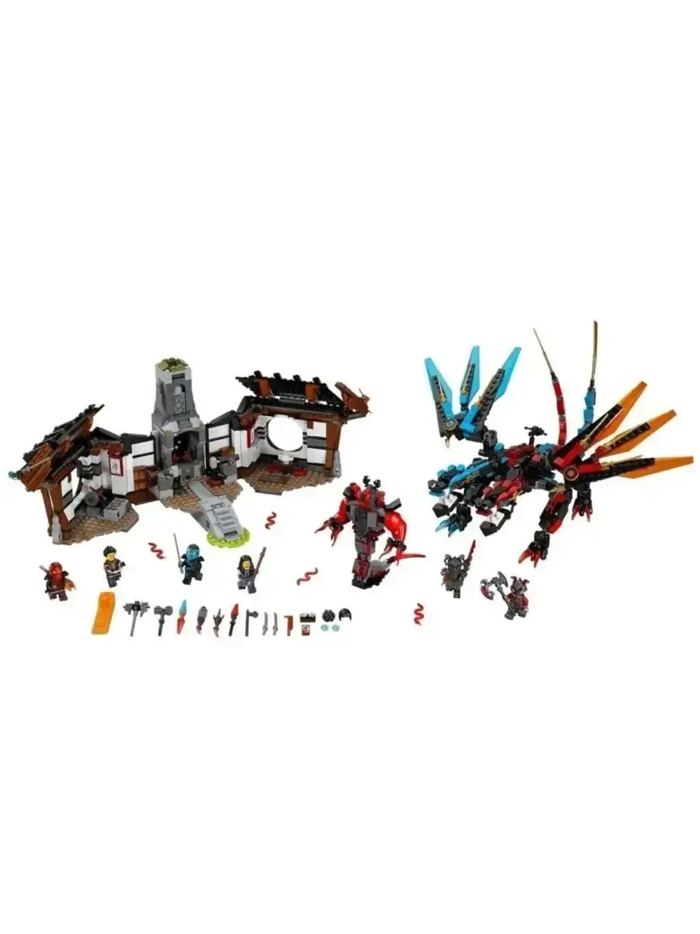 Конструктор Ниндзя Кузница Дракона 1173 детали 10584