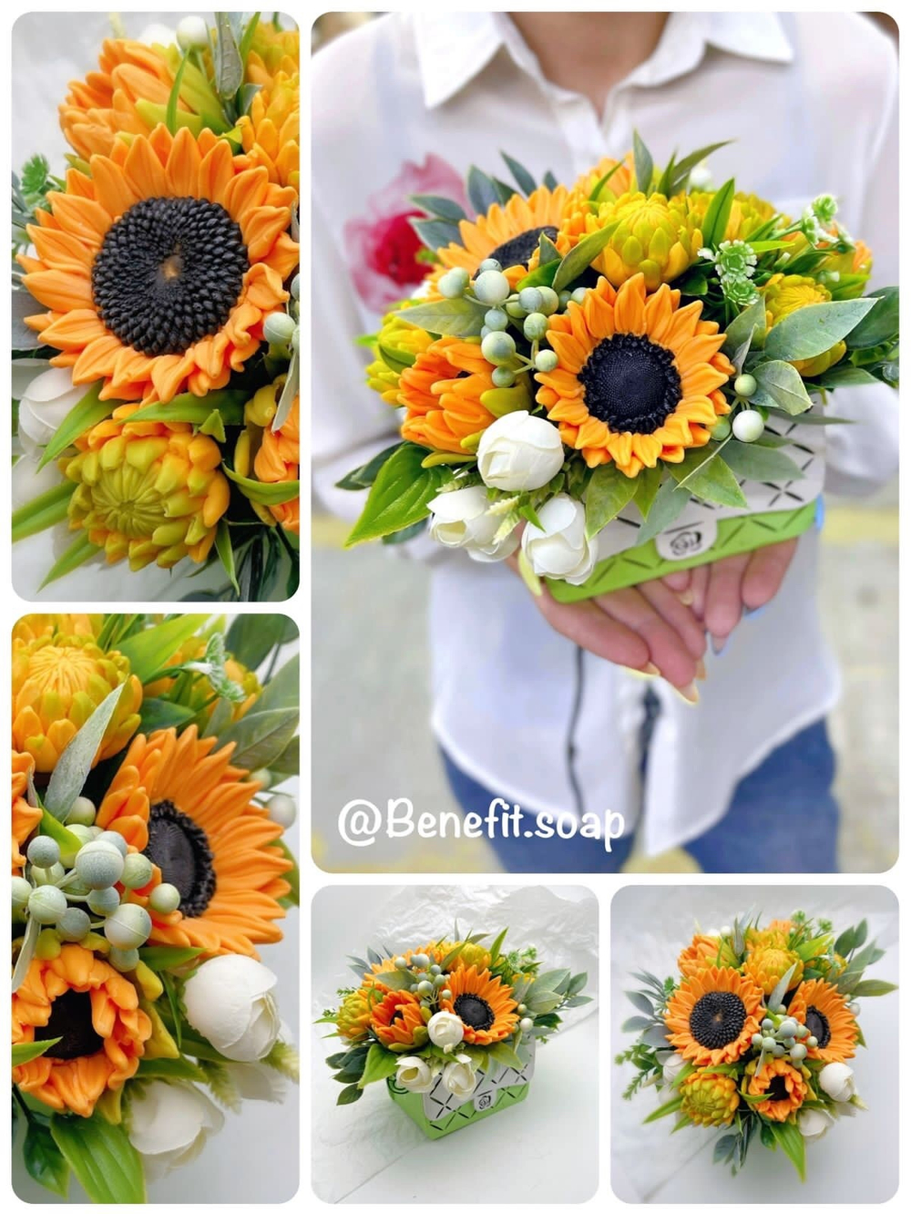 «Букет Подсолнухов, сумочка»