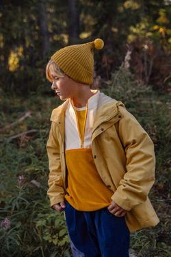 Анорак беж/ горчица