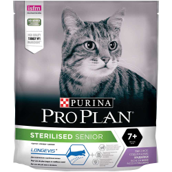 Pro Plan корм для пожилых стерилизованных кошек с индейкой (Senior Sterilised)
