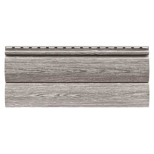 Сайдинг Tecos Lux Двойной оцилинд. брус Алтайская берёза 3660х230 мм