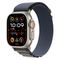 Часы Apple Watch Ultra 2 GPS + Cellular 49 мм, титановый корпус, ремешок Alpine Синего цвета,размер L