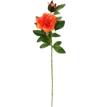 Цветок искусственный «Natur» 70см Хризантема оранжевая